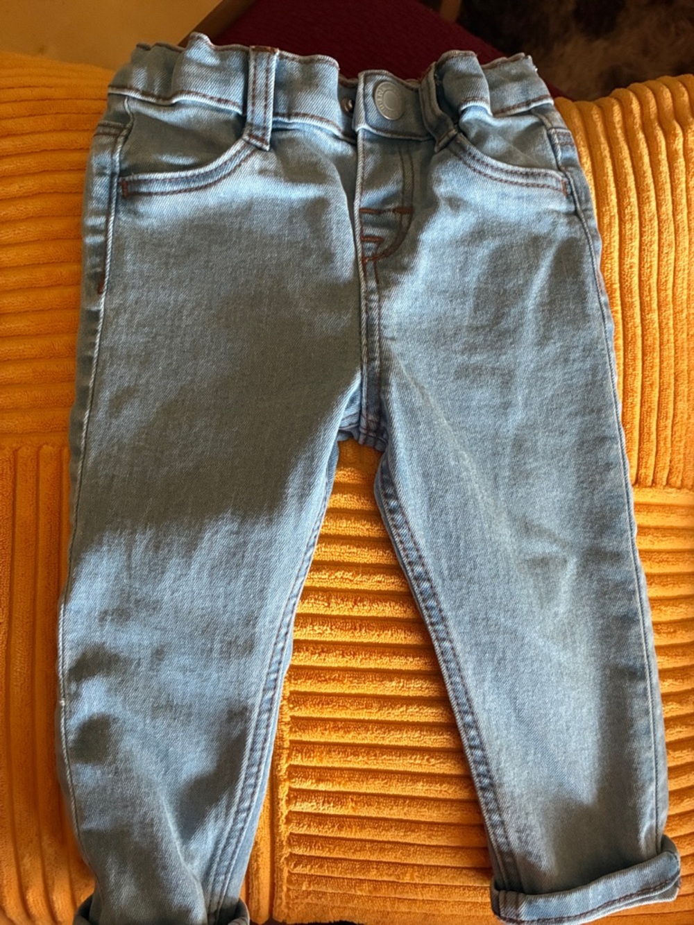 H&M Light Blue Kids Denim Jeans with Elastic Waist